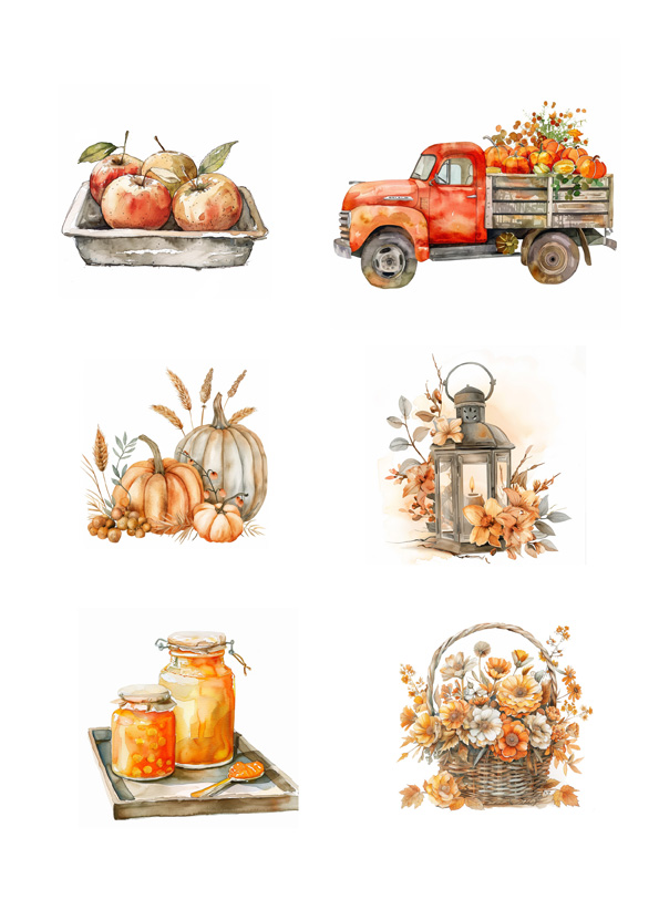 13306-1.jpg Reprint Harvest - A4 klippeark