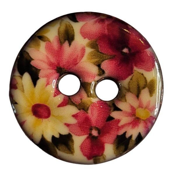 13350.jpg Kokosknapp, 35mm emalje/blomst
