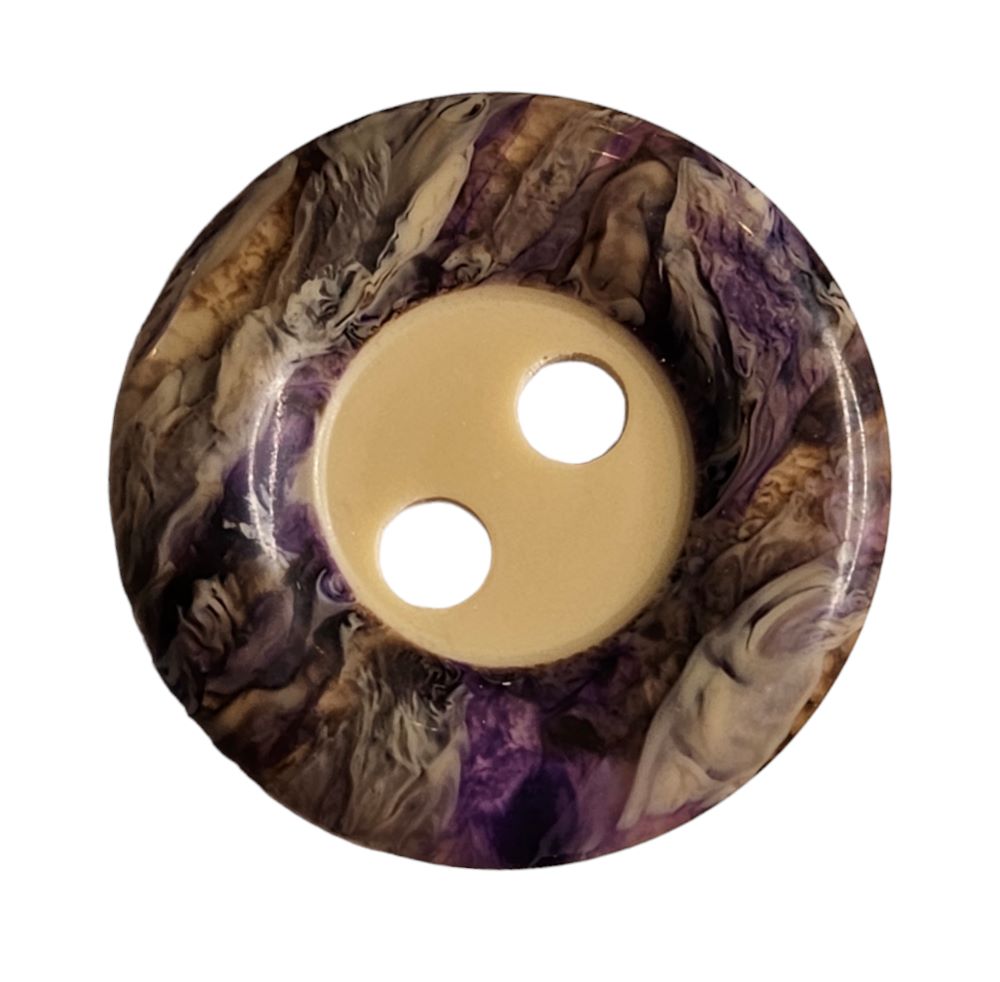 Knapp, 2 hulls, 25mm Lilla - Bilde 1
