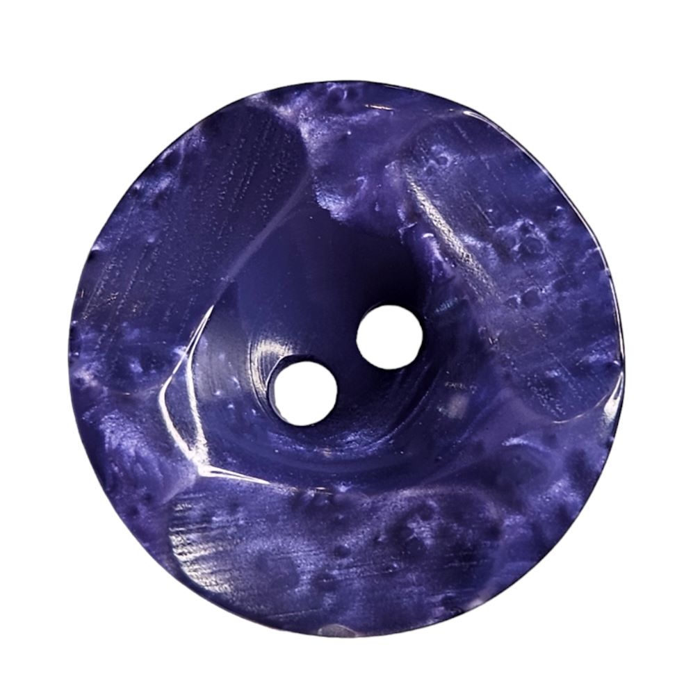 Knapp, 2 hulls, 20mm Blå - Bilde 1