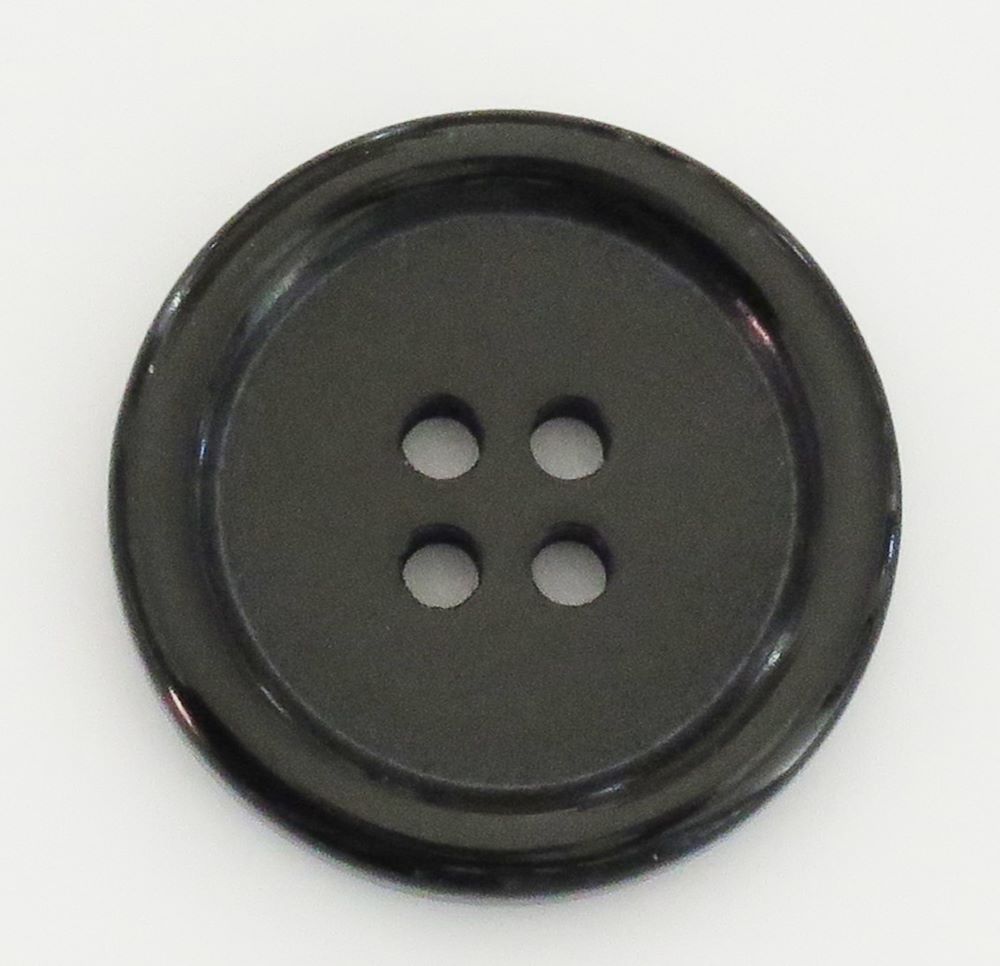 Knapp, 4 hulls, 20mm Sort (13) - Bilde 1
