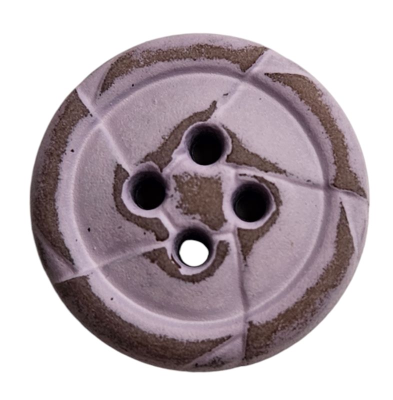 Knapp 4 hulls 15mm Lys lilla - Bilde 1