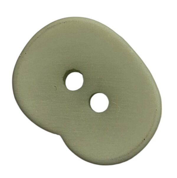 Knapp 2 hulls 18mm Støv grønn