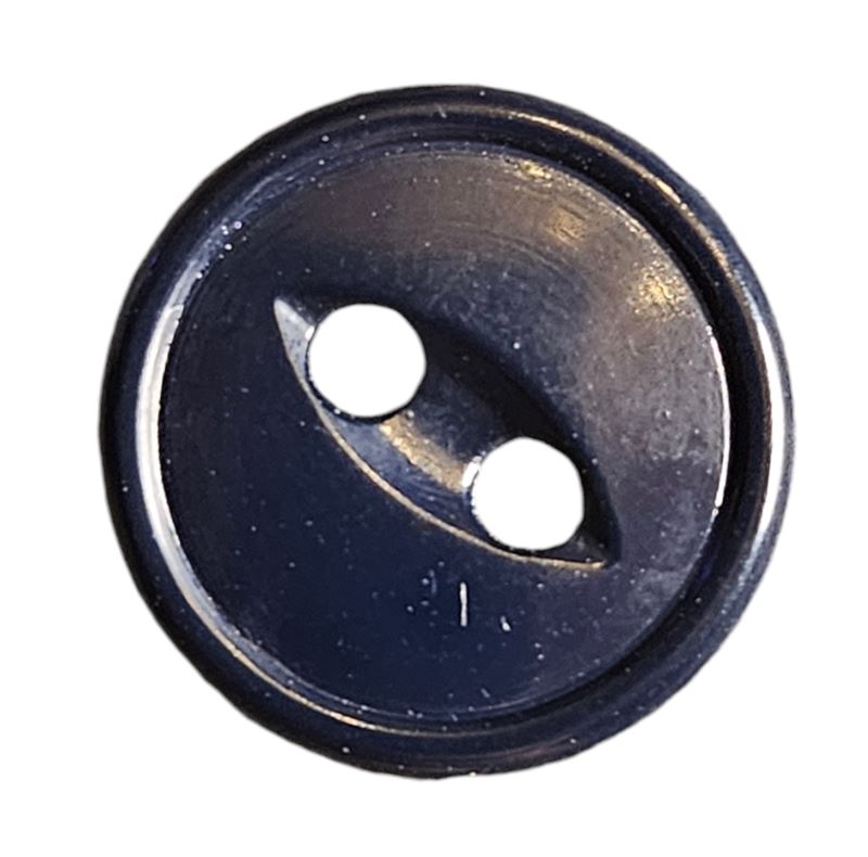Knapp 2 hulls 13mm Mørk blå - Bilde 1