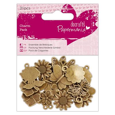 13472.jpg Charm Pack Papermania - Flower & Butterflies