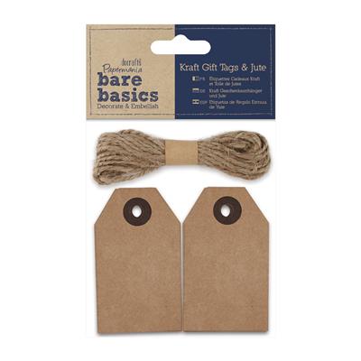 13488.jpg Kraft Gift Tags & Jute (20pk)