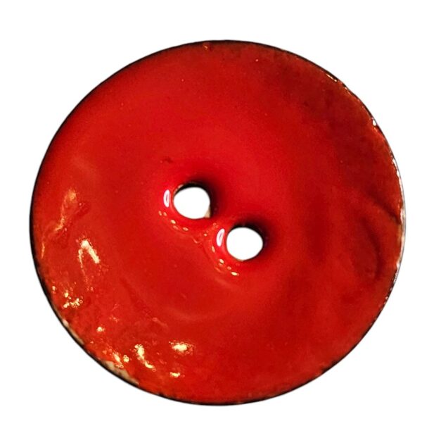 13502.jpg Knapp Kokos 2 hulls 50mm Rød