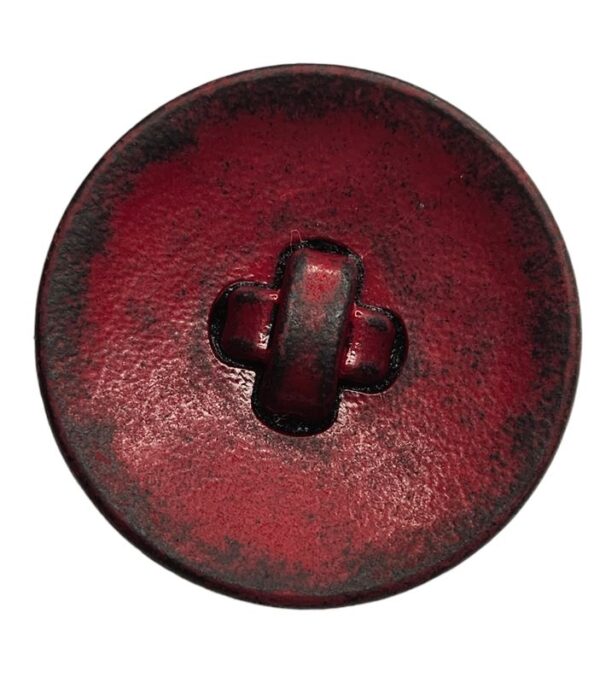 13506.jpg Knapp ring 38mm Rød/sort