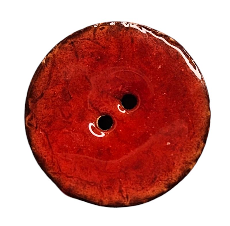 Knapp Kokos 2 hulls 31mm Rød - Bilde 1