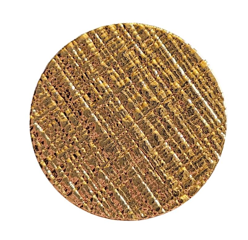 Knapp m/ring 20mm Gull - Bilde 1