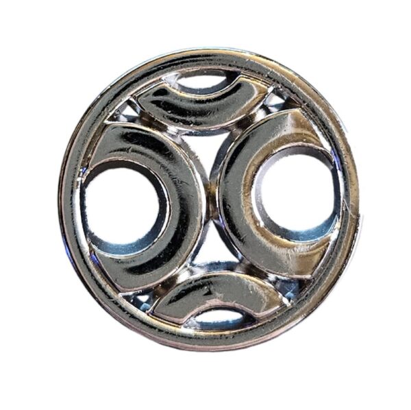 13514.jpg Knapp m/ring Metall 23mm Sølv