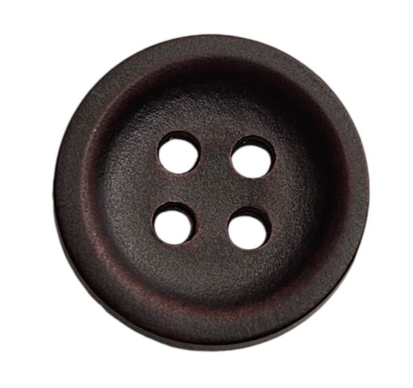13521.jpg Knapp 4 hulls 18mm Mørk brun