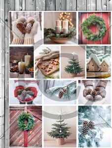 Papirdesign Motivark-Juledag