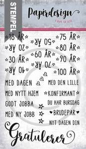 Papirdesign Stempel 100 år