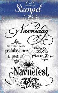 Papirdesign Stempel Navnefest