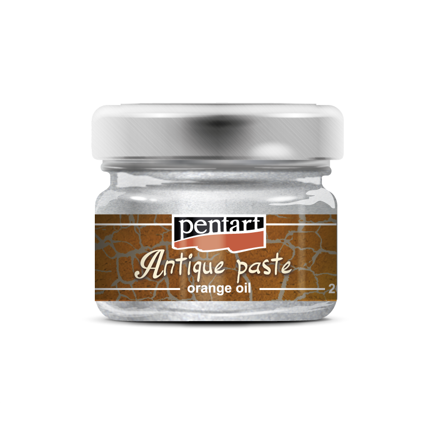 Pentart - Antique paste Silver 20ml - Bilde 1