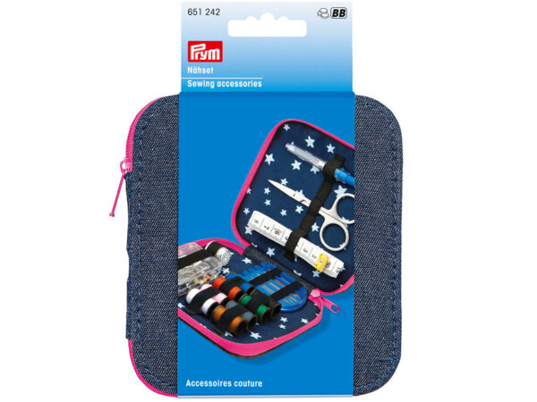 13645.jpg Prym Sysett Denim Rosa m/glidlås