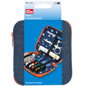 Prym Sysett Denim Oransje m/glidlås - Bilde 1