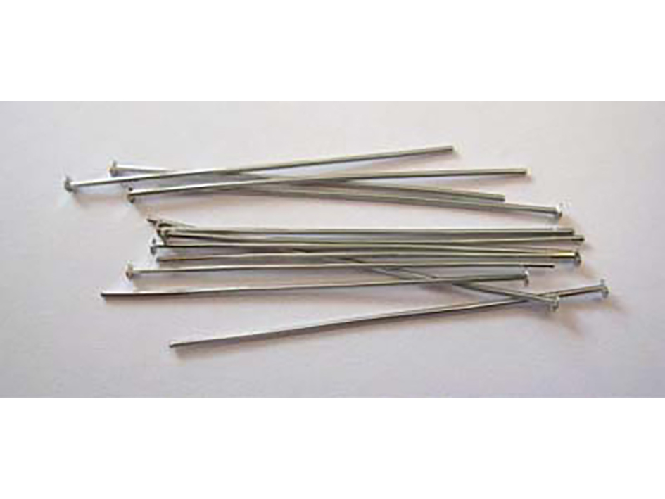 T-pin – 45mm 50 stk – Sølvfarget - Bilde 1