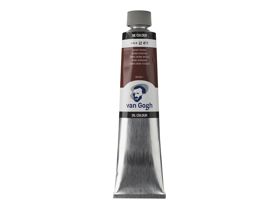 Van Gogh Olje 200ml – 411 Burnt sienna - Bilde 1