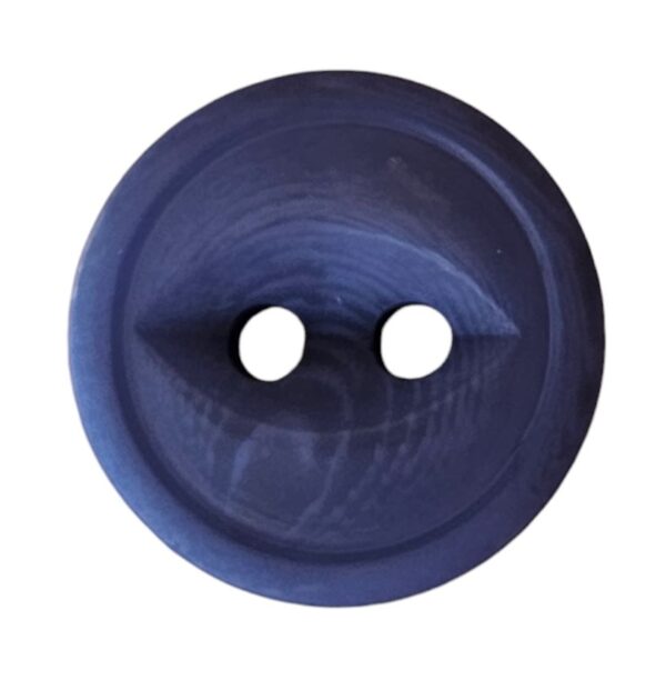 Knapp 2 hulls 15mm, Blå