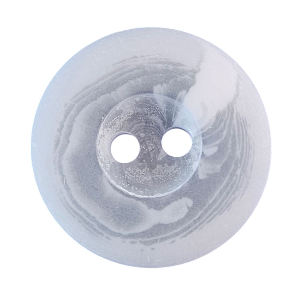 Knapp 2 hulls 23mm, Blå - Bilde 1