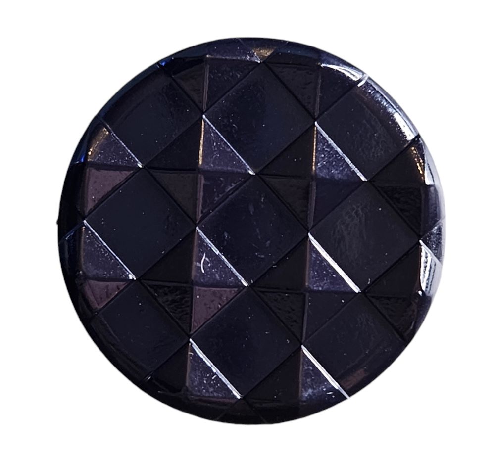 Knapp, m/øyefeste 25mm, Mørk Marine - Bilde 1