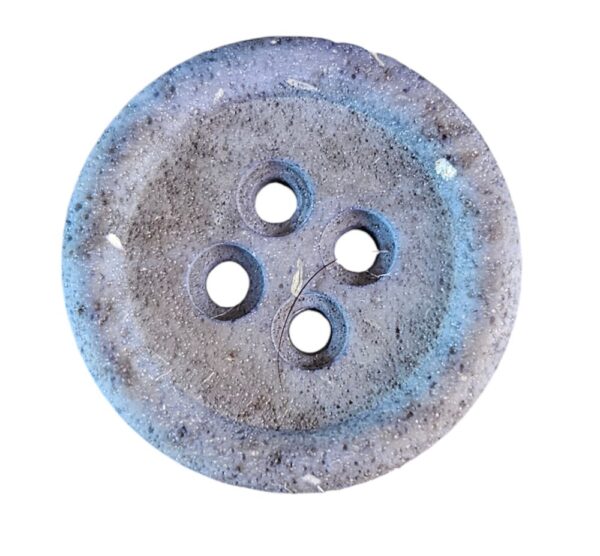 Knapp 4hulls 20mm, Grå