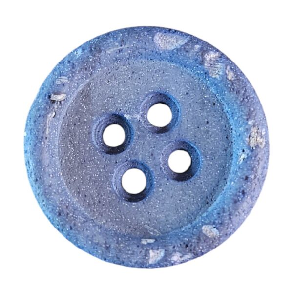 Knapp 4hulls 18mm, Blå