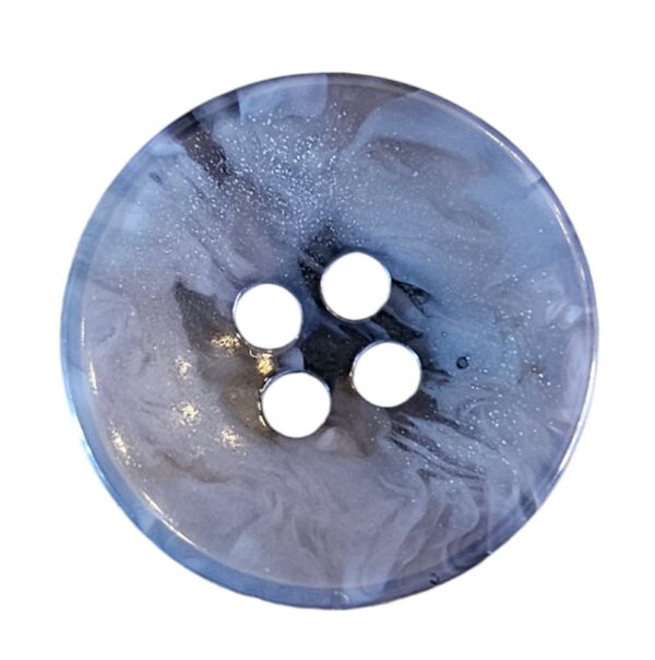 Knapp 4hulls 18mm, Marmorert