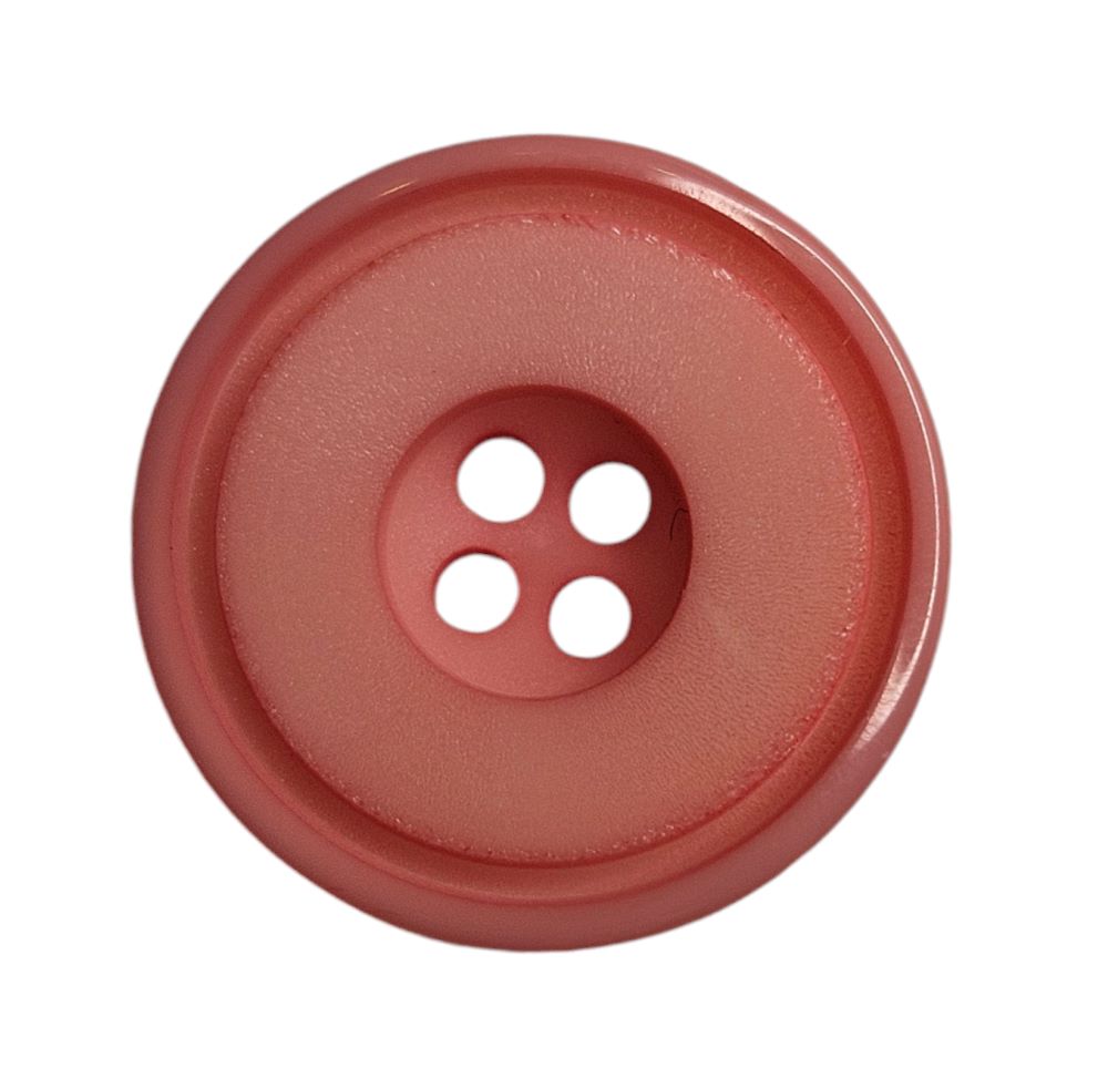 Knapp 4 hulls 18mm L. Rød - Bilde 1