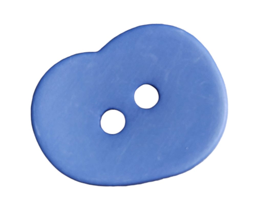Knapp 2 hulls 18mm Mm.Blå - Bilde 1