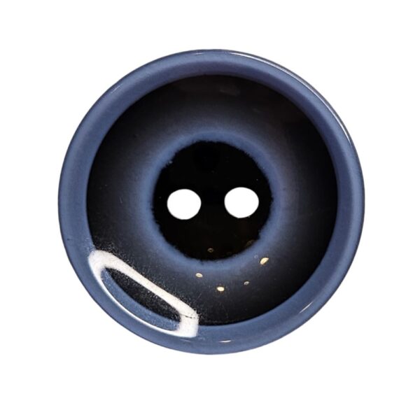 Knapp 2 hulls 22mm Blå