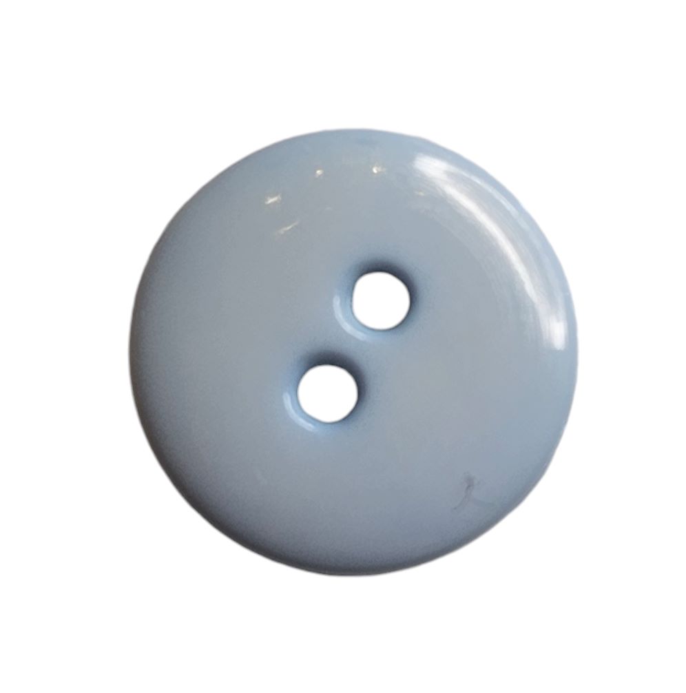 Knapp 2 hulls 14mm Lys blå - Bilde 1