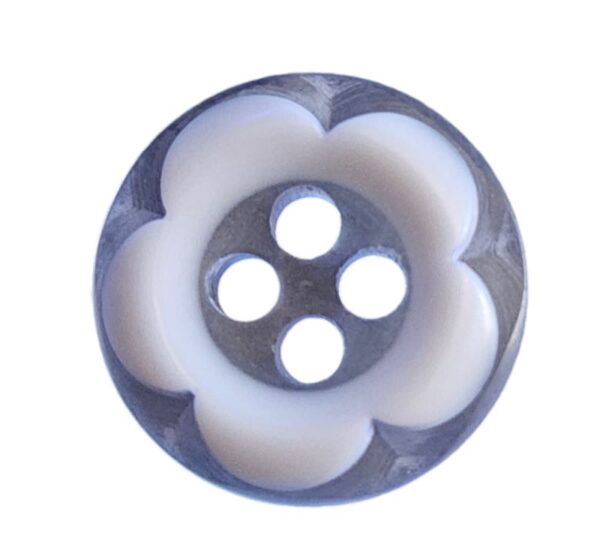 13774.jpg Knapp 4 hulls 13mm Blå