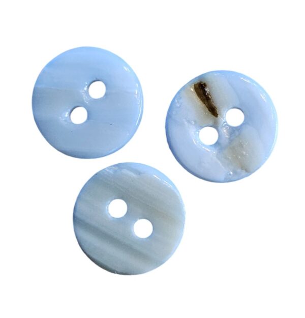 Knapp 2 hulls 11mm  Perlemor