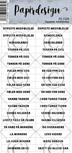 Papirdesign Klistremerker - Dypeste medfølelse
