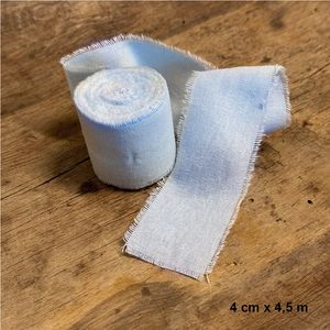 Papirdesign Bomullsbånd 03, lys blå