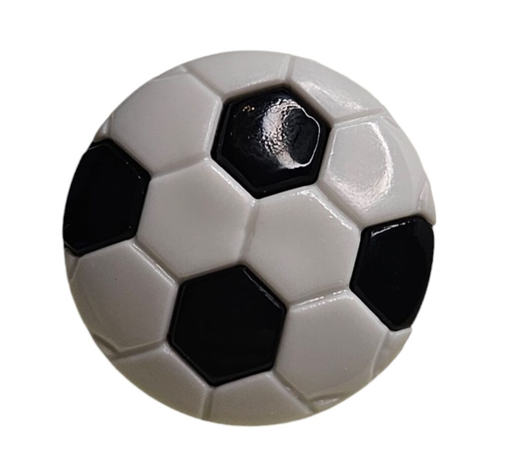 Knapp m/øye 20mm Fotball