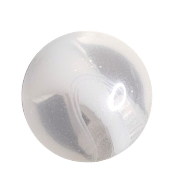 13911.jpg Knapp, m/ring 13mm Hvit