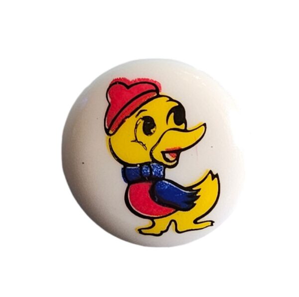 13914.jpg Knapp, m/ring 13mm Hvit/and