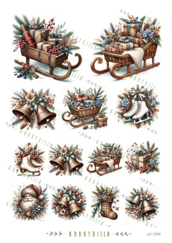 13924.jpg Motivark Jul 1006 Brune og blå små motiv