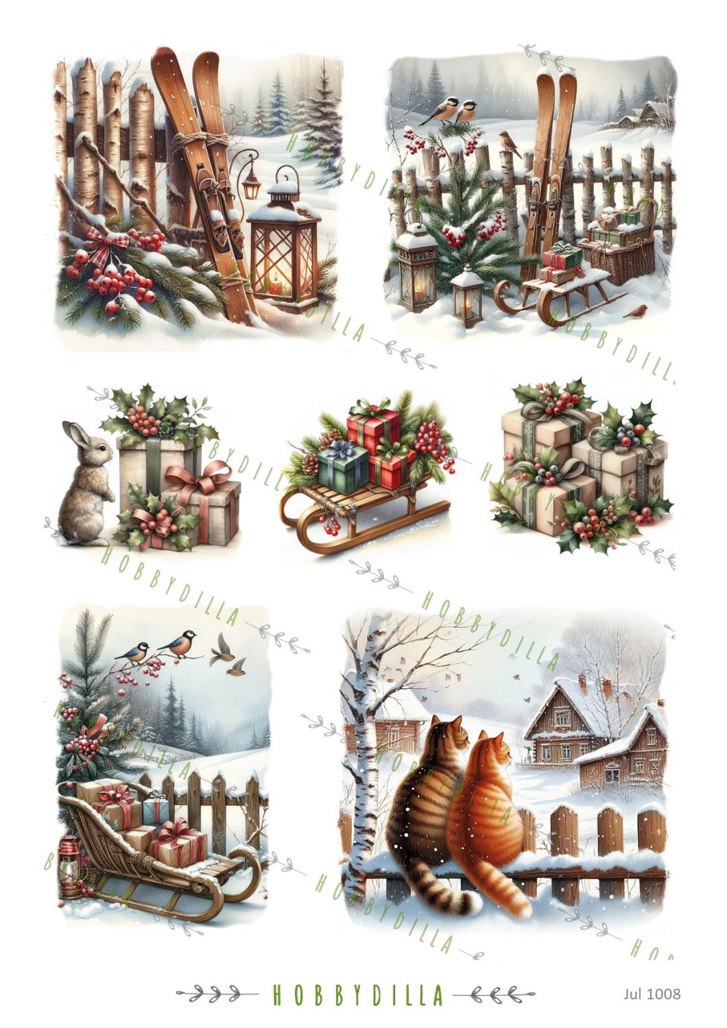 Motivark Jul 1008 Nostalgi, ski og kjelker - Bilde 1