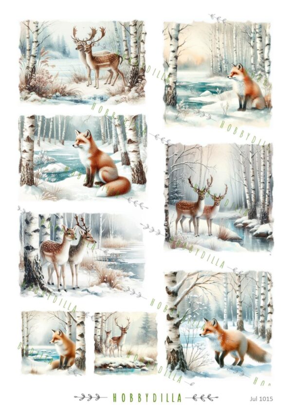 13933.jpg Motivark Jul 1015 Vinter rev og rådyr