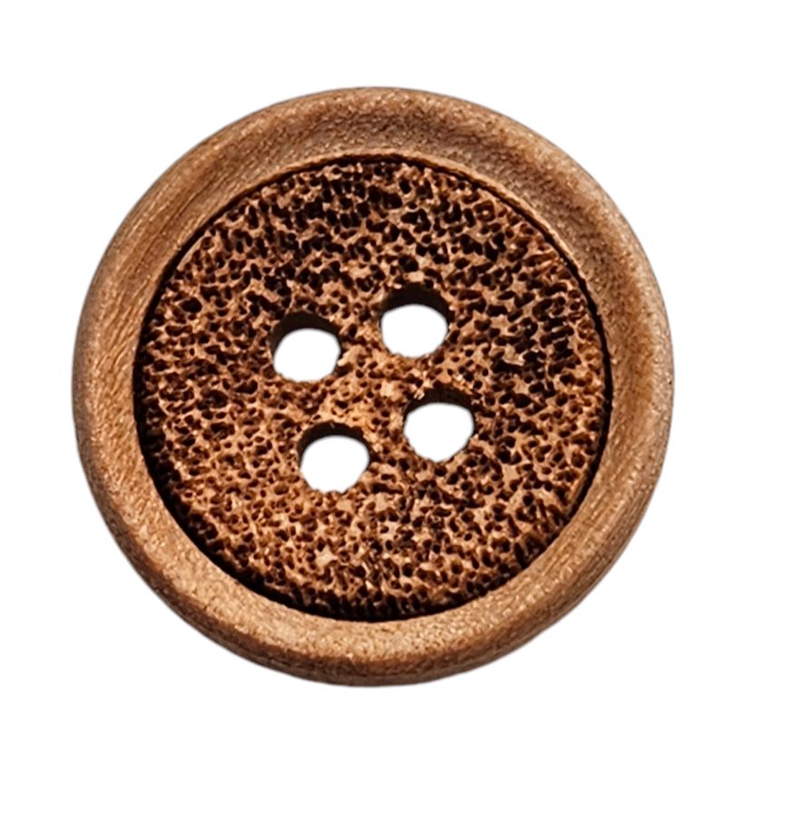 Knapp, 2 hulls, 16mm , Tre - Bilde 1