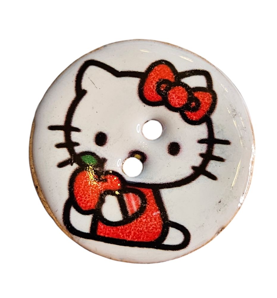 Knapp,2 hulls 35mm Kokos - Bilde 1