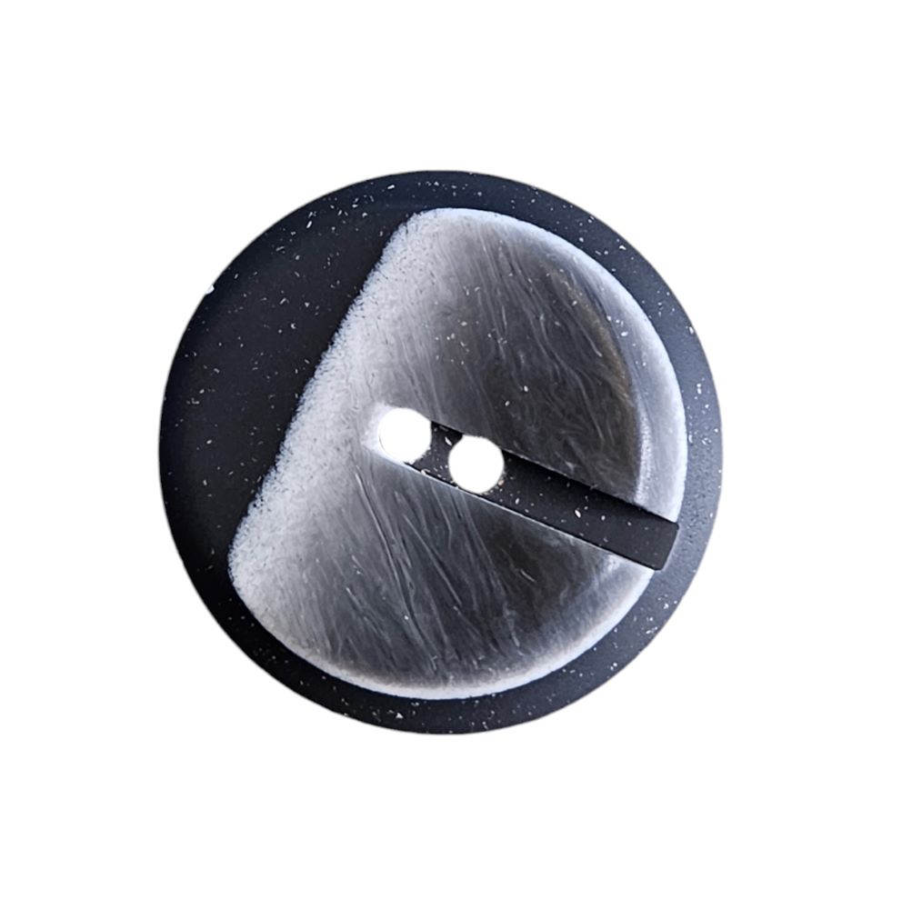 Knapp 2 hulls 15mm Grå - Bilde 1