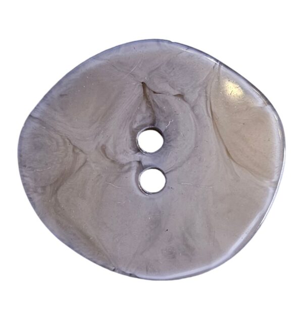 14024.jpg Knapp, 2 hulls 30mm, Grå