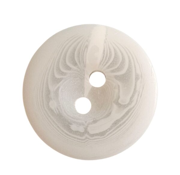 14054.jpg Knapp, 2 hulls 18mm, Hvit