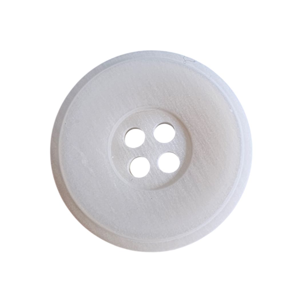 Knapp,4 hulls 25mm, Hvit - Bilde 1